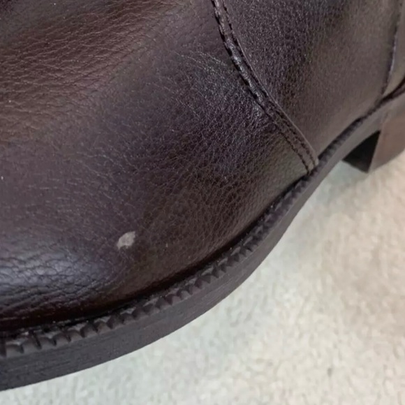 TOMMY HILFIGER Fallon 2 Dark Brown 1" Heel Zip Up Fashion Ankle Boot Shoes 8.5M - Picture 9 of 16